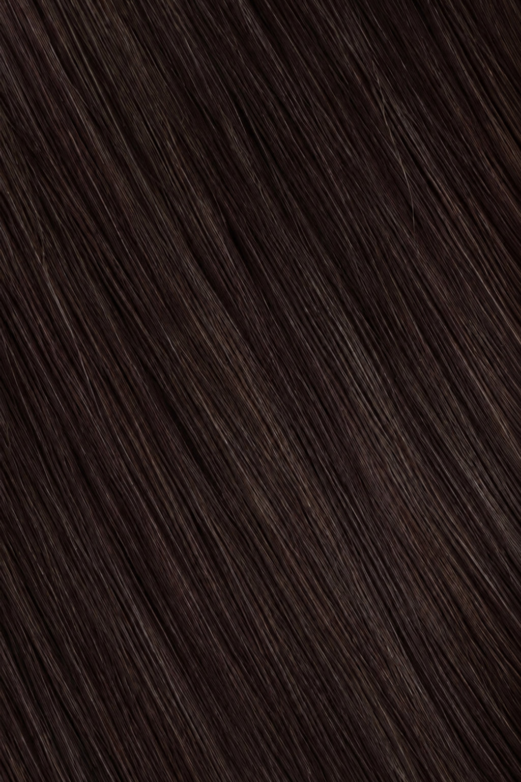 Dani Steel Soft Espresso Ultra Thin Weft hair extensions — color card — Straight product