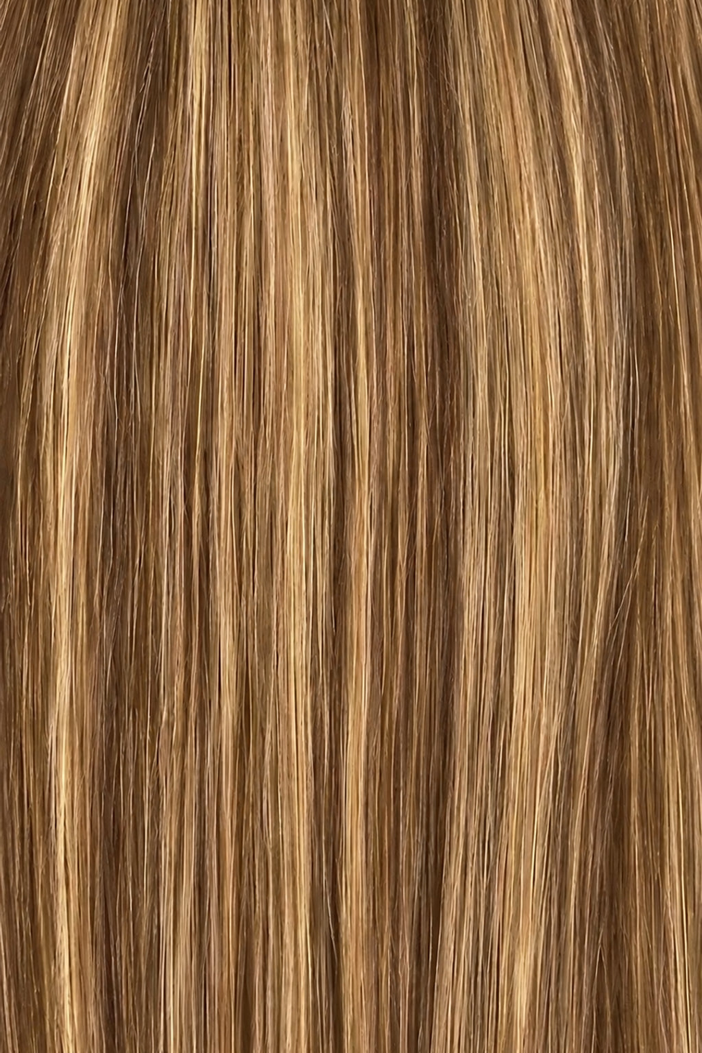 Dani Steel Toffee Balayage Butterfly Weft hair extensions — color card — Natural Wave product