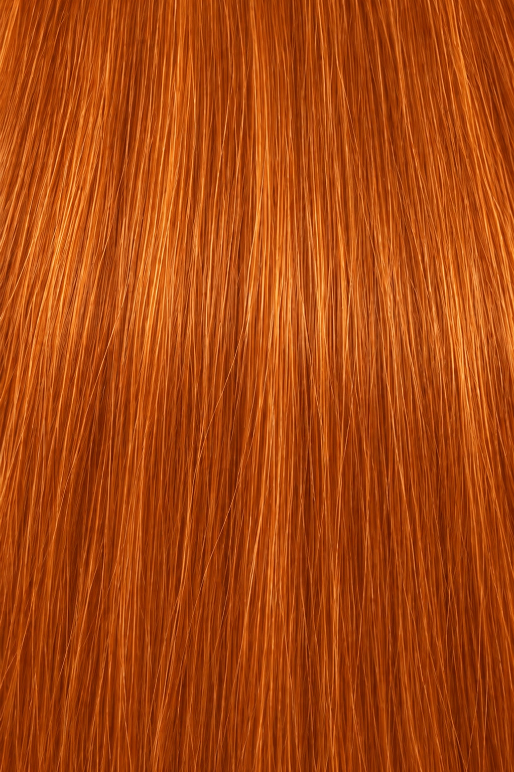 Dani Steel Sunset Orange Ultra Thin Weft hair extensions — color card — Natural Wave product